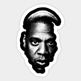 Retro Portrait Jay-Z Sticker